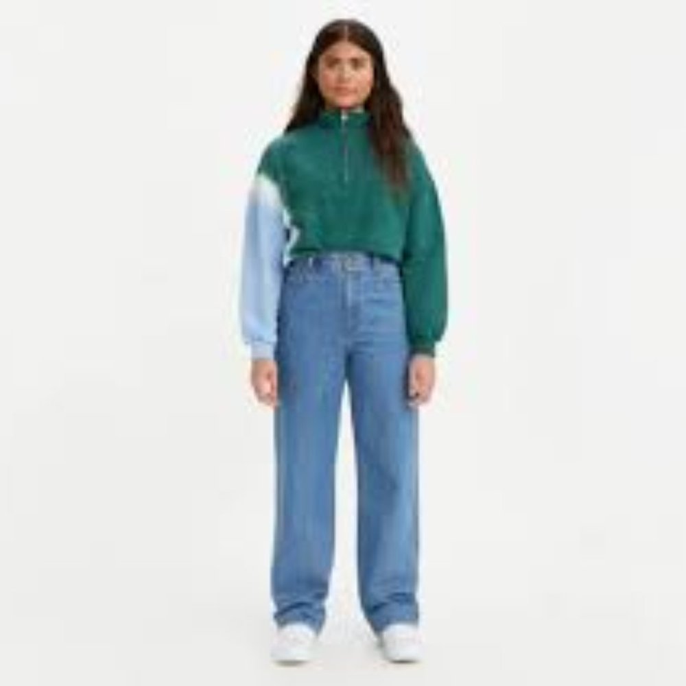 Levi's High Waisted Straight Relaxed through hip and thigh